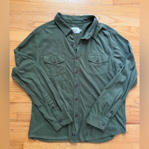 The Normal Brand Green Casual Button Down Shirt